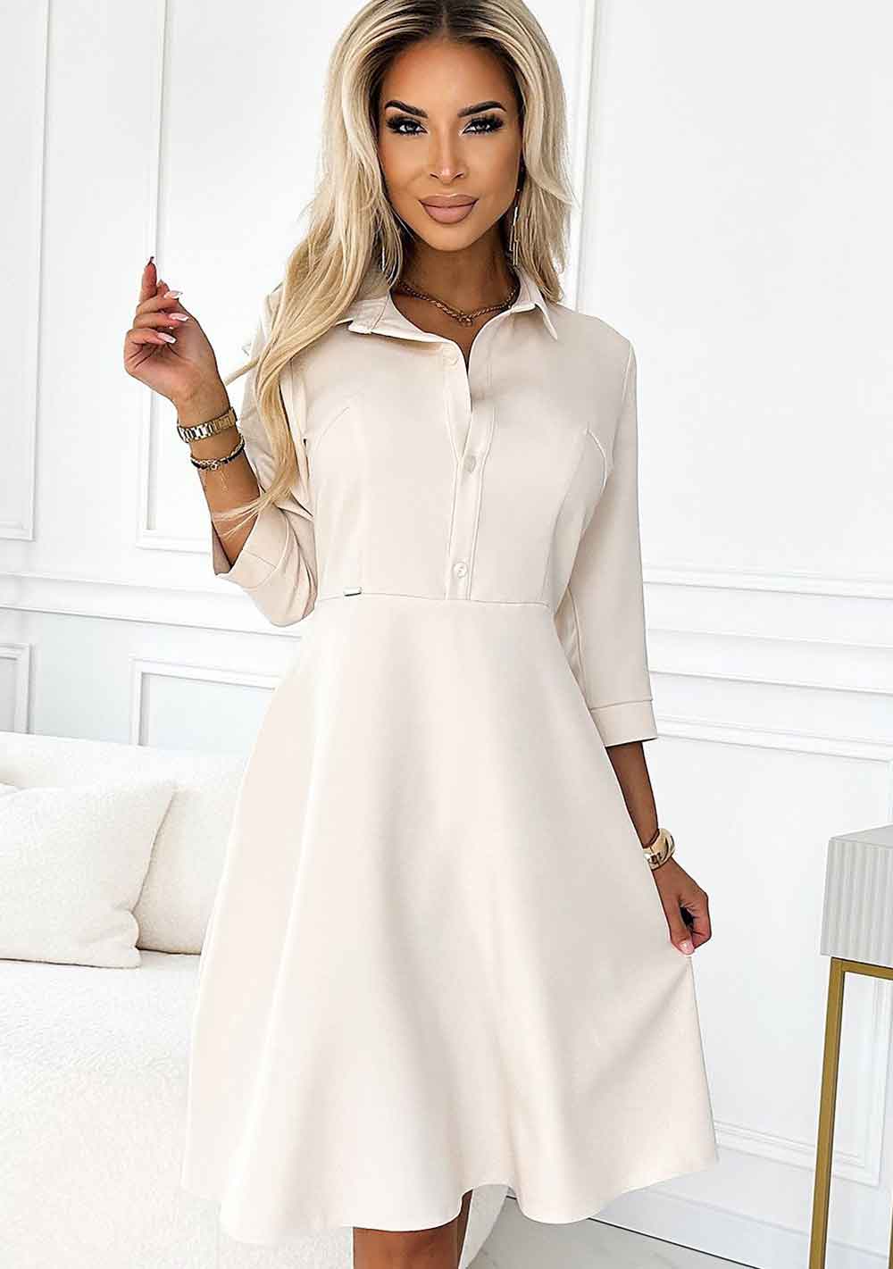 ♡ Ausgestelltes Hemdkleid