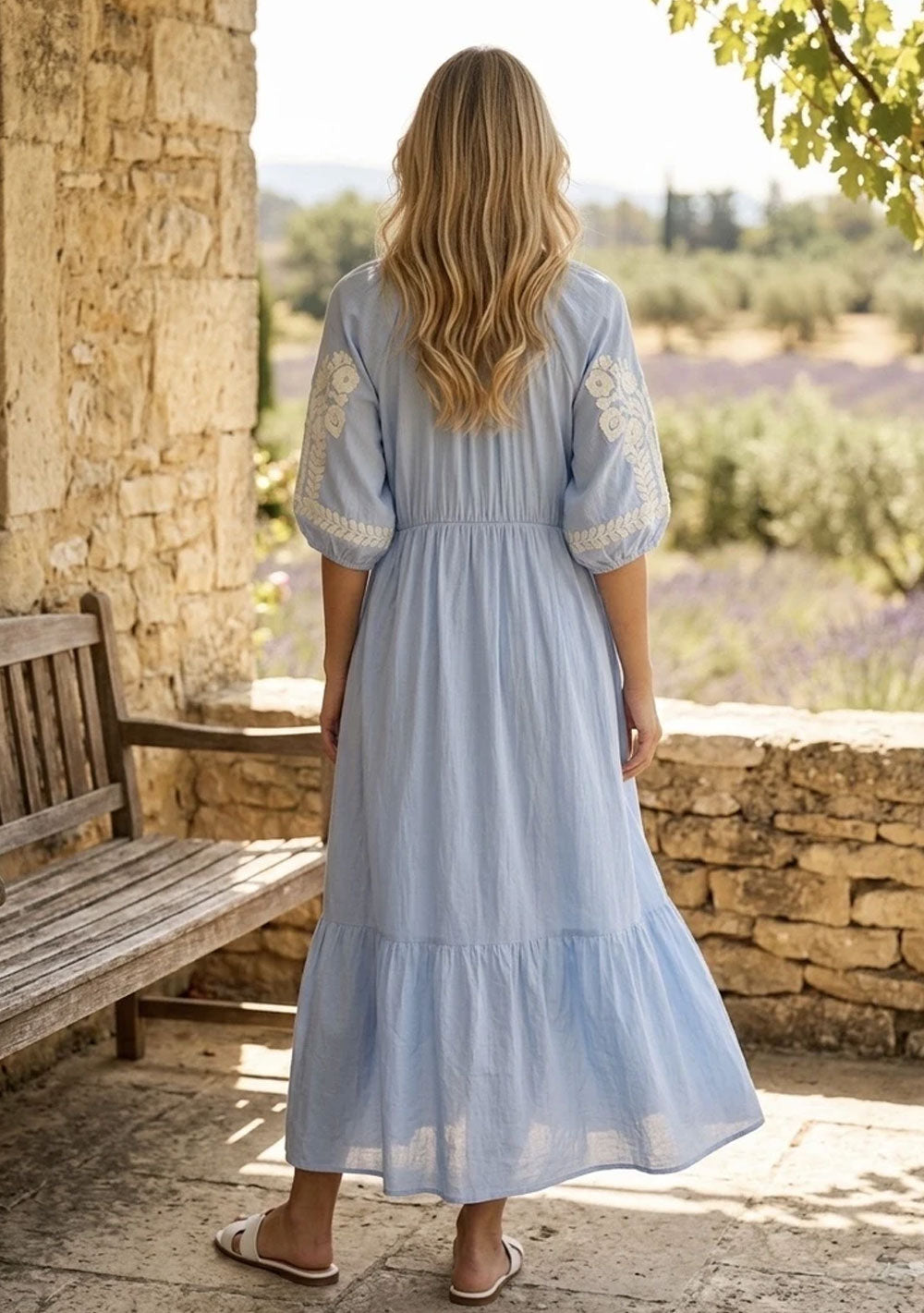 ♡ Bohokleid mit Stickereien