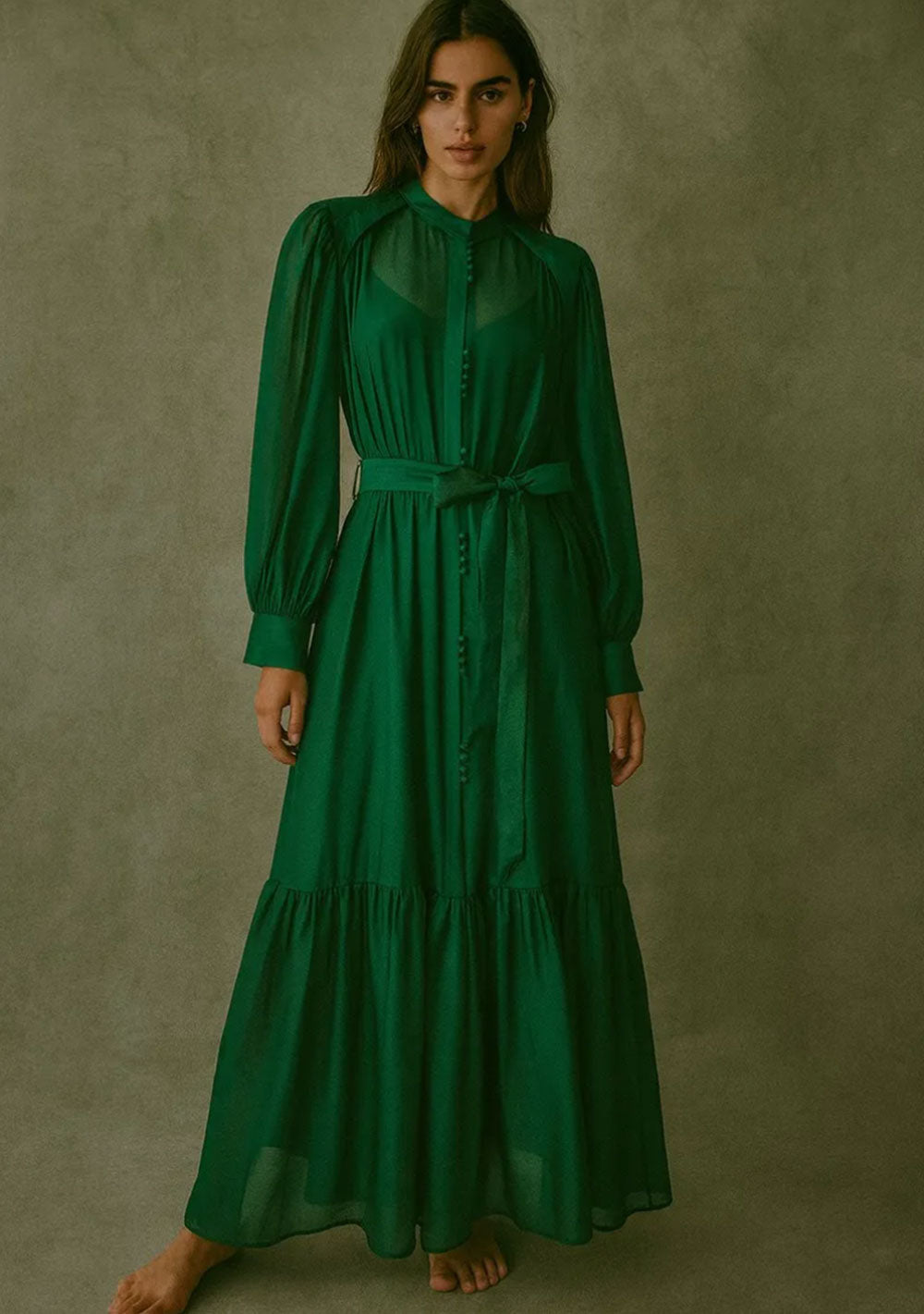 ♡ Maxikleid, einfarbig