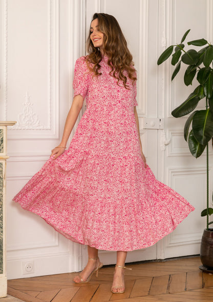 ♡ Blumenbedrucktes Hemdkleid