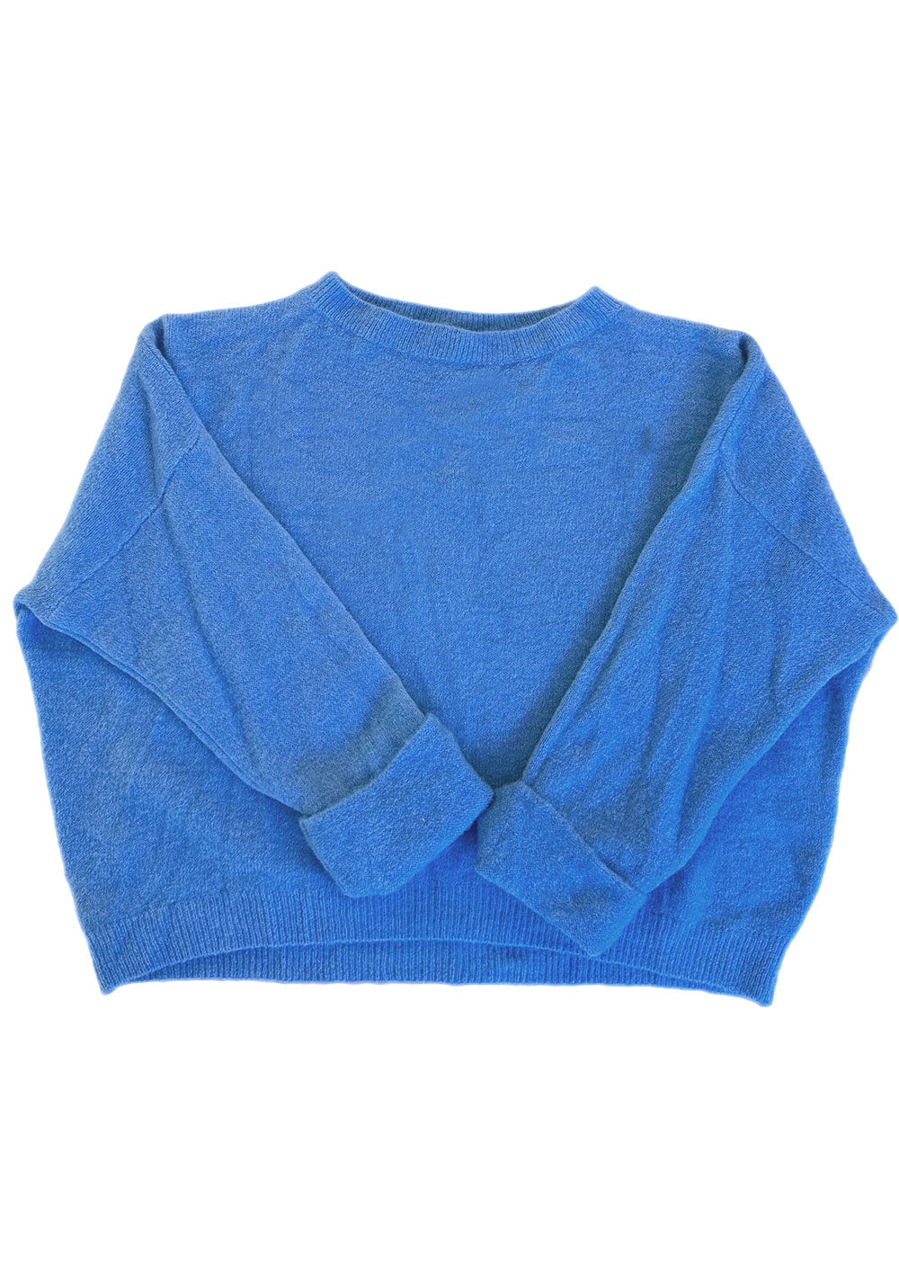 ♡ Strickpullover mit Krempelarm