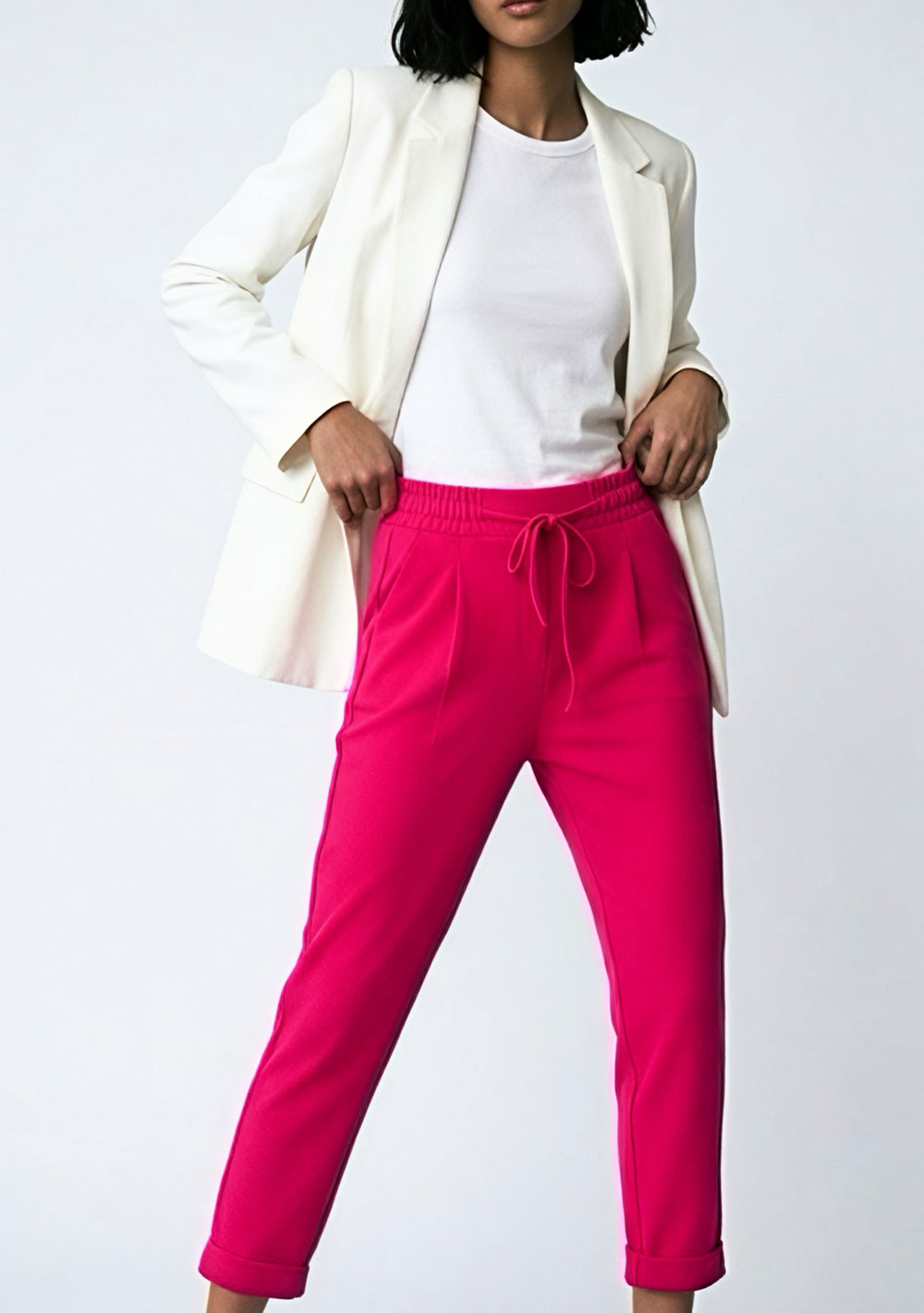 ♡ Chino Hose mit Krempelsaum