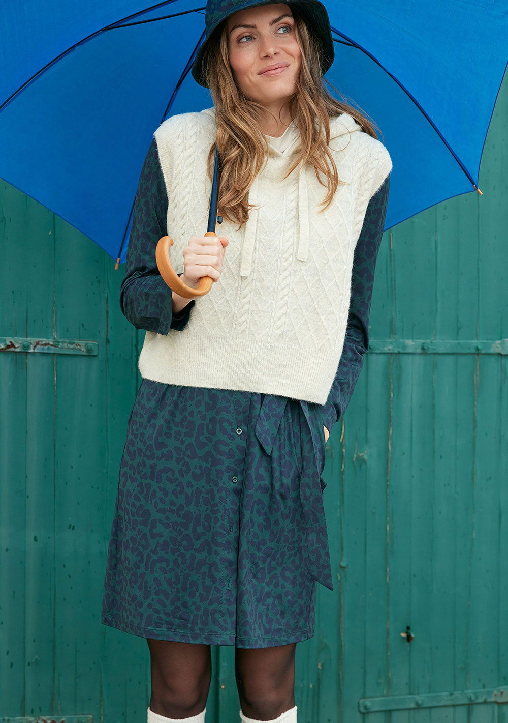 ♡ Super softes Hemdblusenkleid, Leo