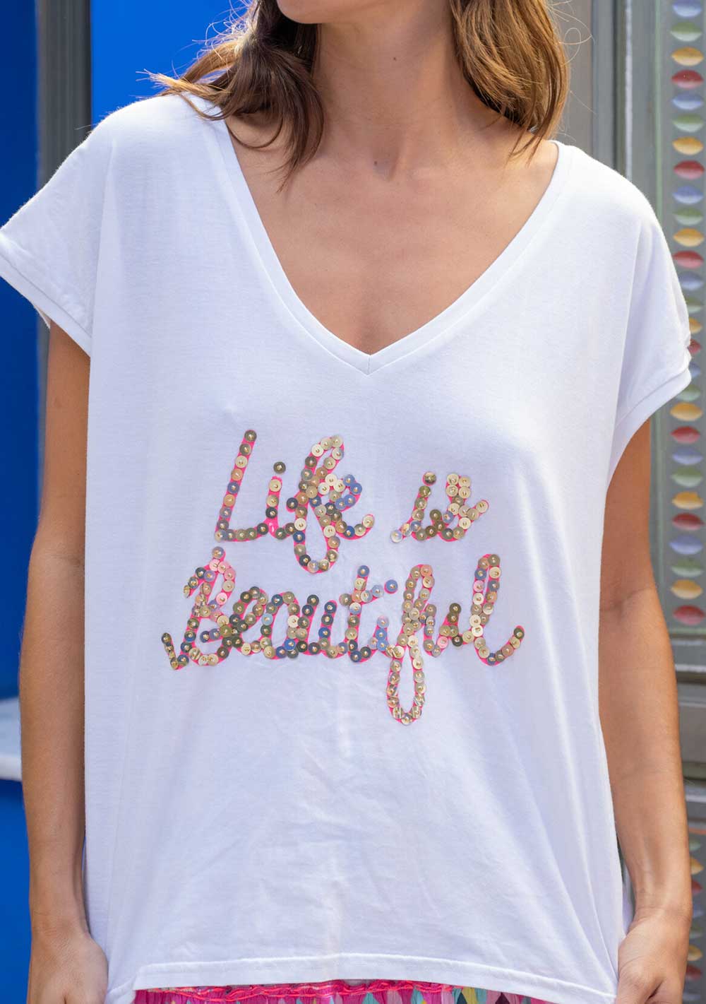 ♡ T-Shirt &quot;Life is beautiful&quot;