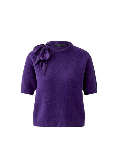 ♡ Kurzarm-Pullover mit Schleife