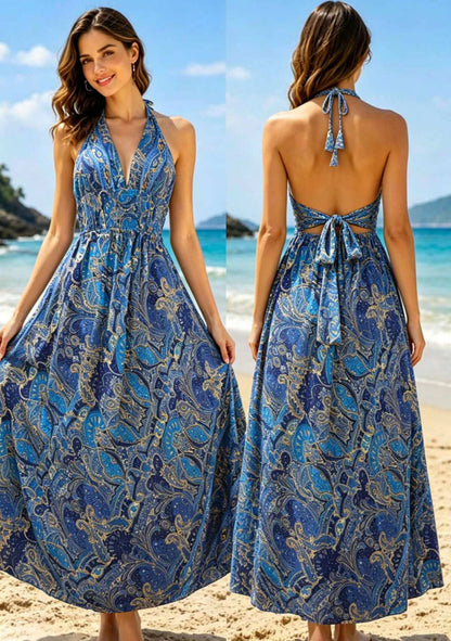 ♡ Neckholder Maxikleid