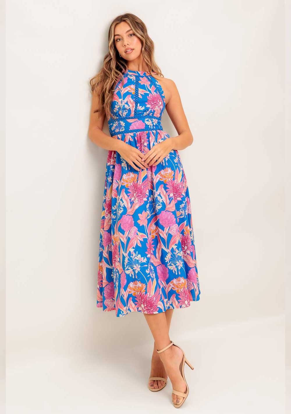 ♡ Midikleid mit Neckholder