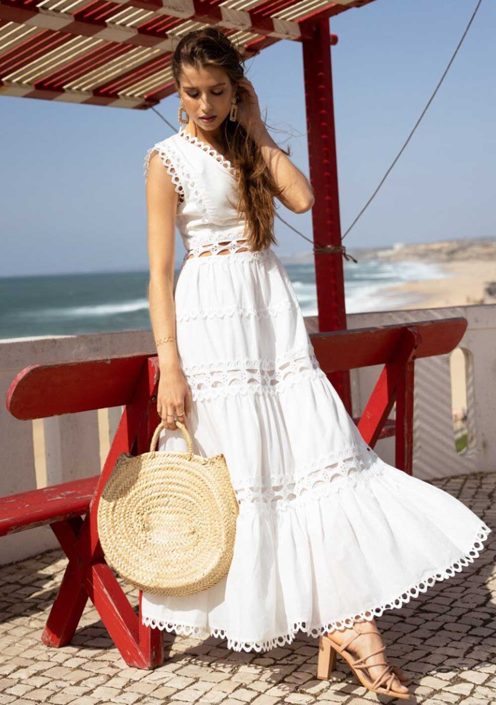 ♡ Midikleid mit Cut-Outs