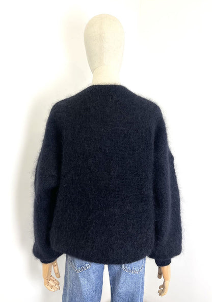 ♡  Rundhalspullover aus flauschigem Mohair