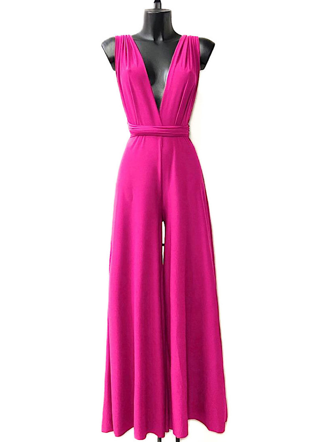 ♡ Jumpsuit mit variablen Bändern, langes Bein