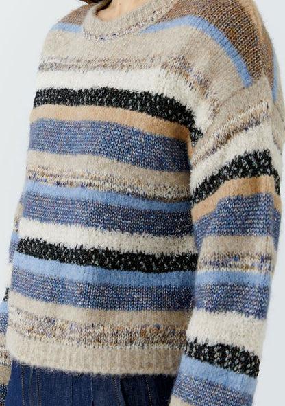 ♡ Pullover Materialmix
