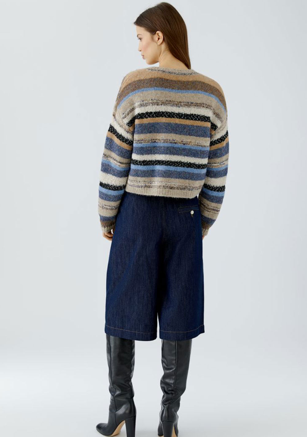 ♡ Pullover Materialmix