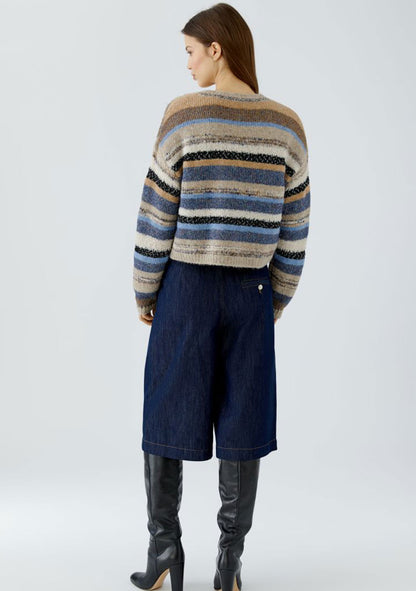 ♡ Pullover Materialmix