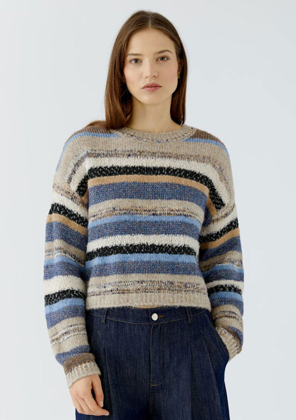 ♡ Pullover Materialmix