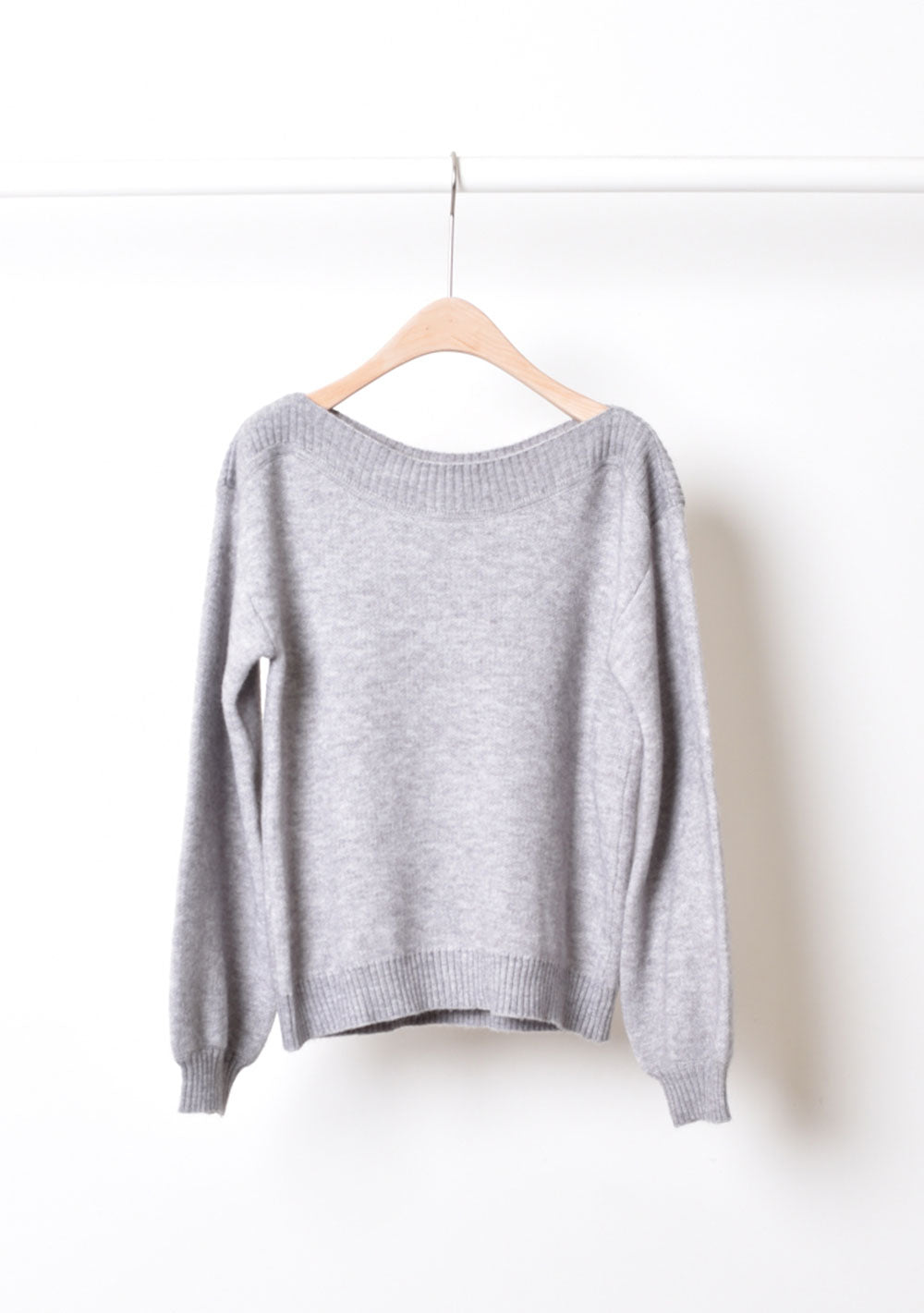 ♡  Pullover mit U-Boot Ausschnitt