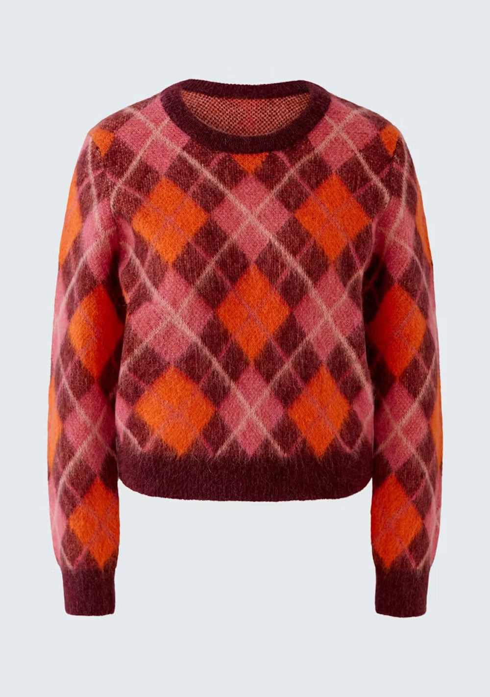 ♡ Kuschel-Pullover mit Rautenmuster