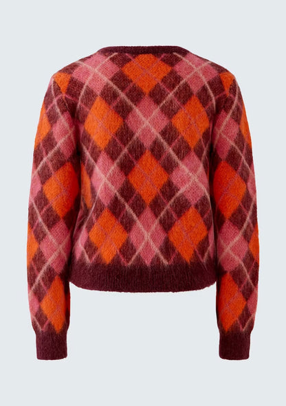 ♡ Kuschel-Pullover mit Rautenmuster