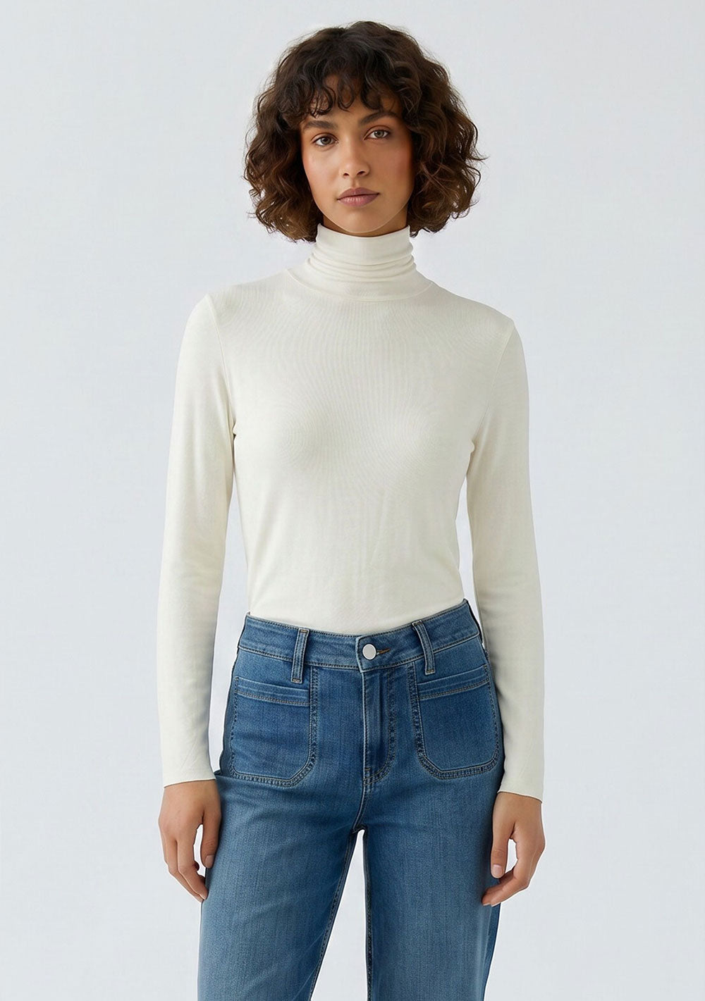 ♡ Basic Shirt mit Rollkragen