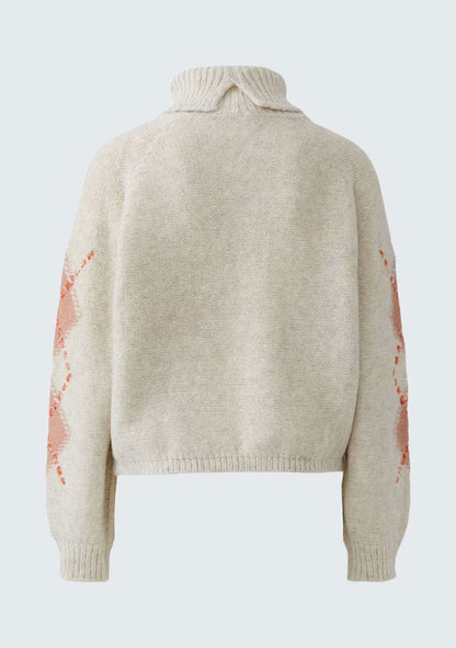 ♡ Pullover mit Rautenmuster