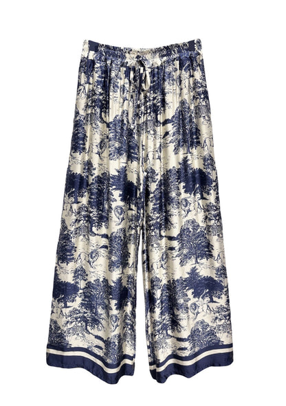 ♡ Hose mit Toile de Jouy Print