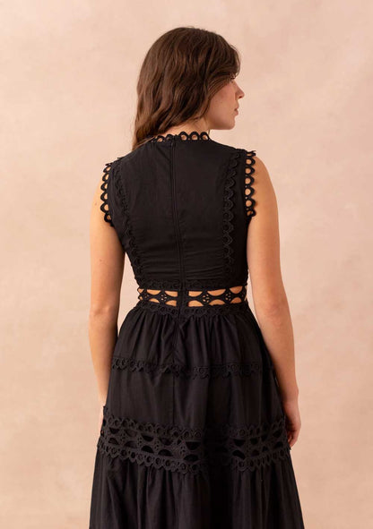 ♡ Midikleid mit Cut-Outs
