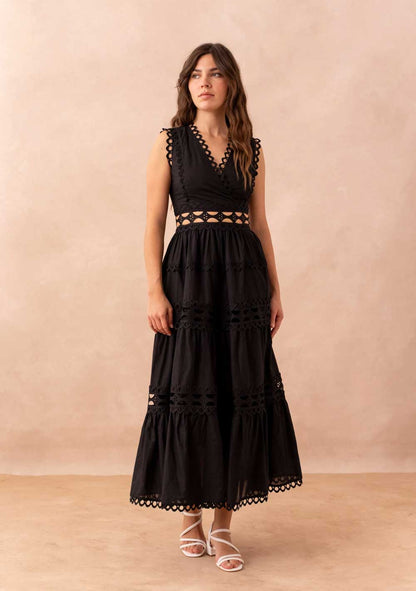 ♡ Midikleid mit Cut-Outs