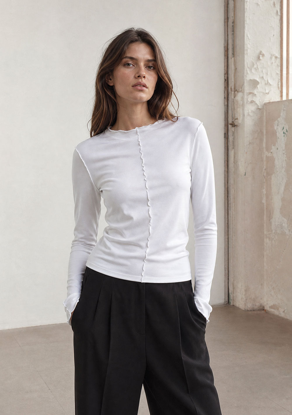 ♡ Basic Shirt mit Naht