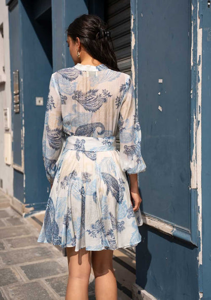 ♡ Minikleid aus Lyocell-Seide