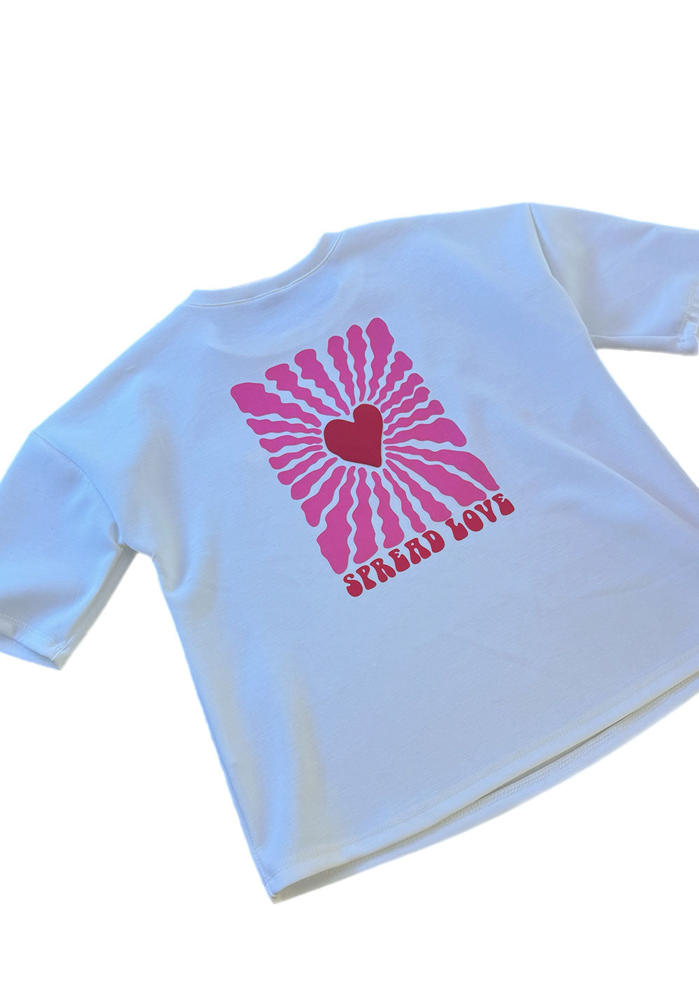 ♡ Oversize T-Shirt, halber Arm mit versch. Sprüchen