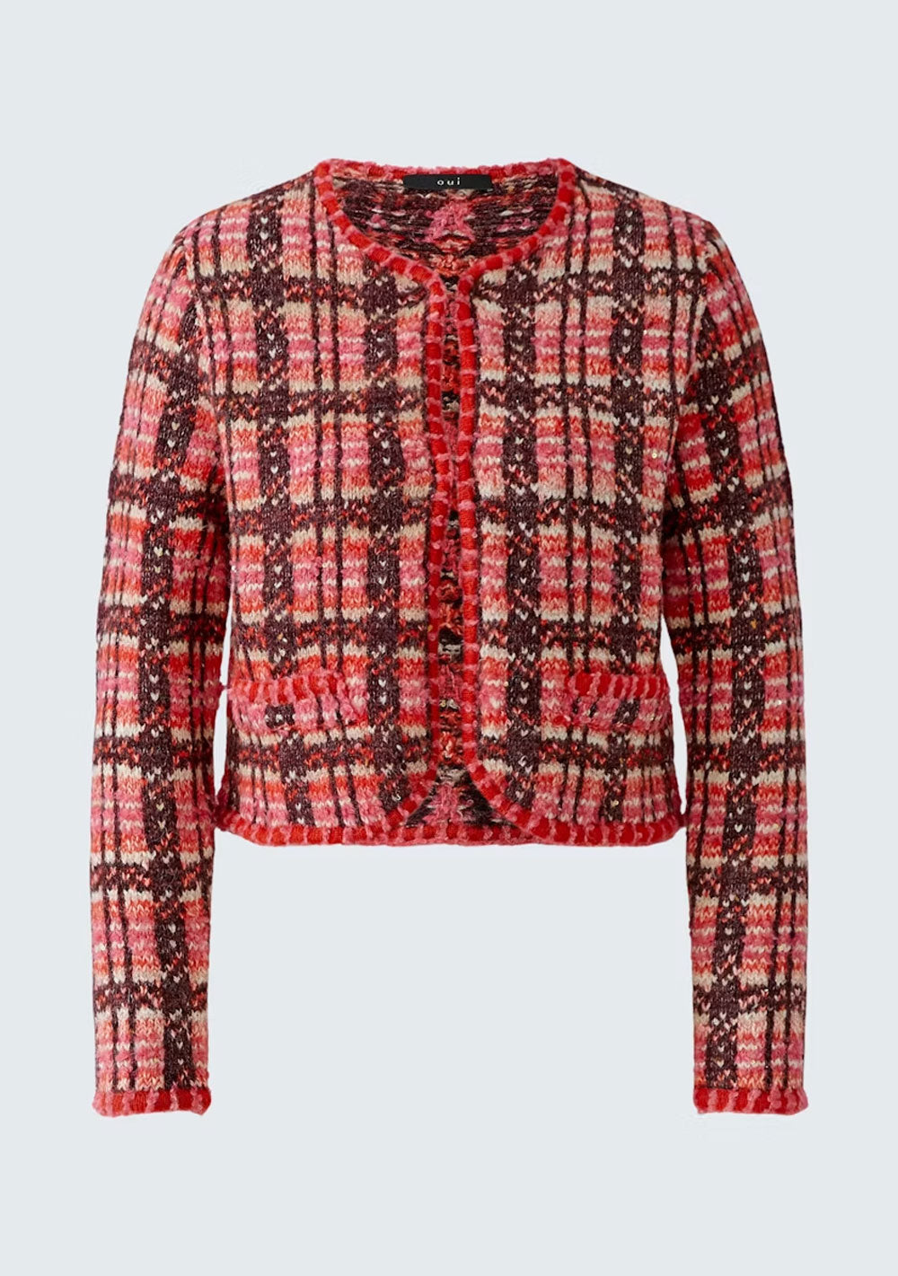 ♡ Strickjacke, Karo