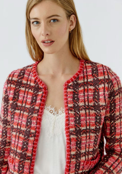 ♡ Strickjacke, Karo