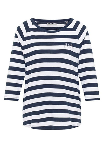 ♡ Streifenshirt, 3/4 Arm, Elbsand