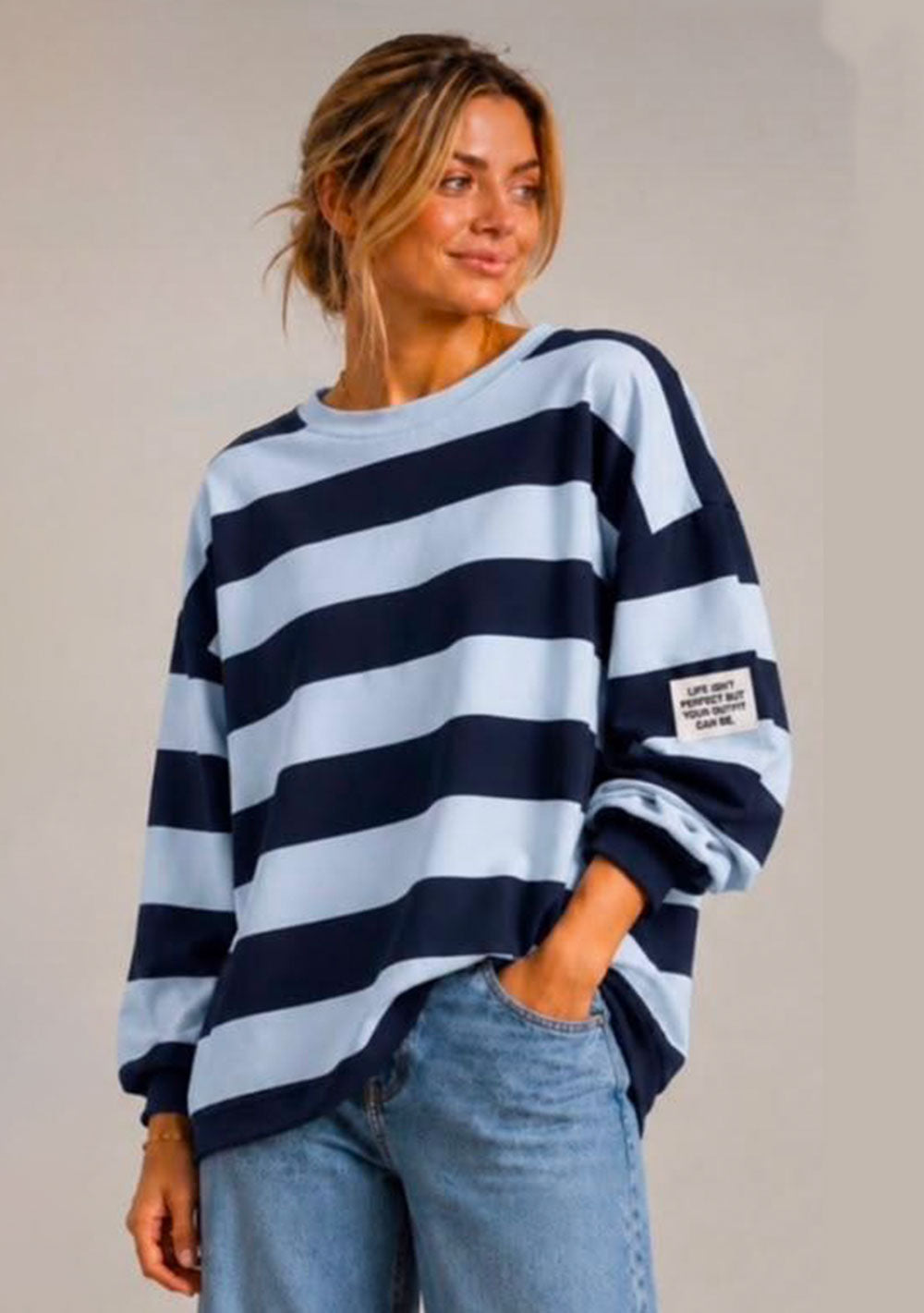 ♡ Longsleeve Stripes, Oversize