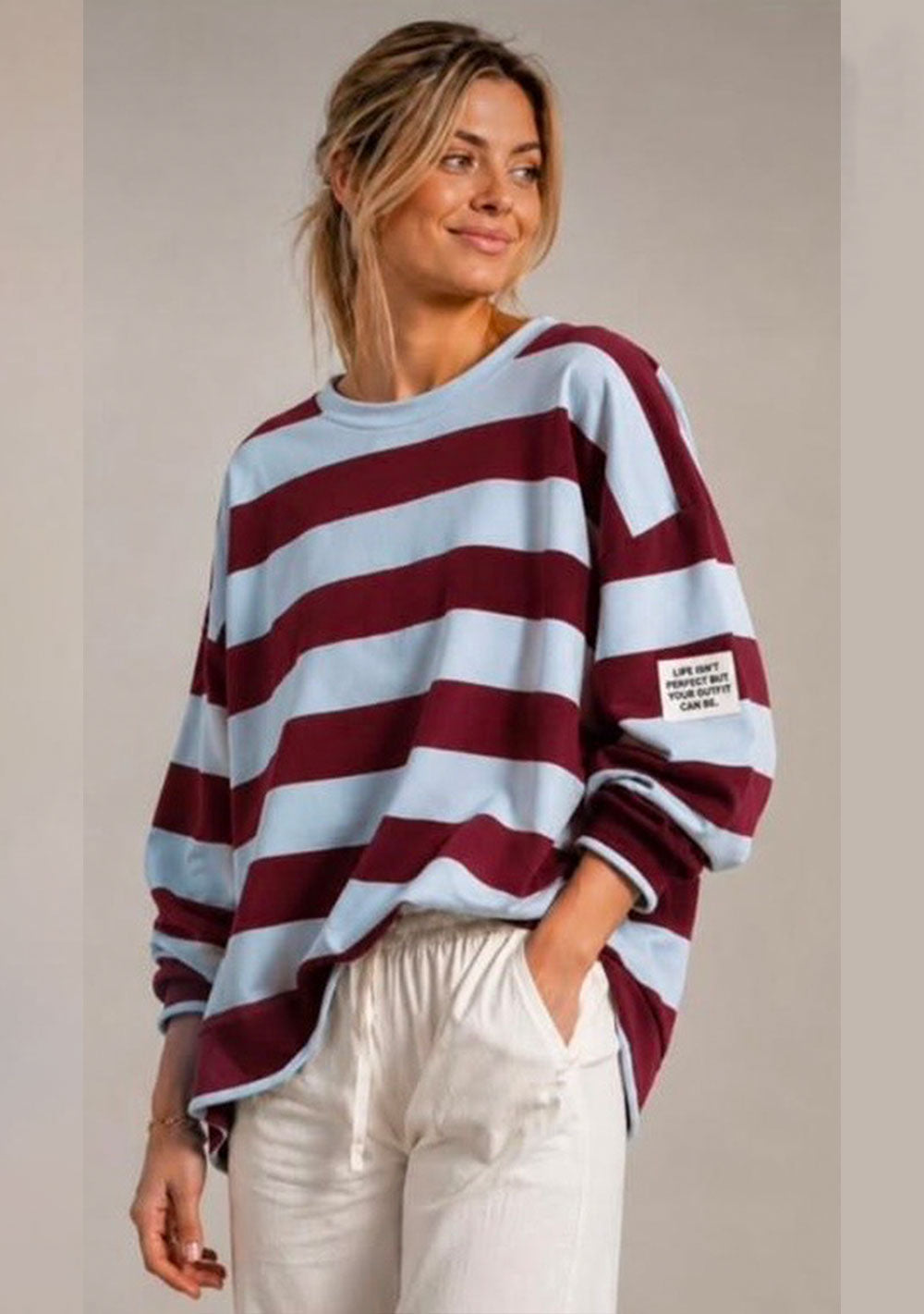 ♡ Longsleeve Stripes, Oversize