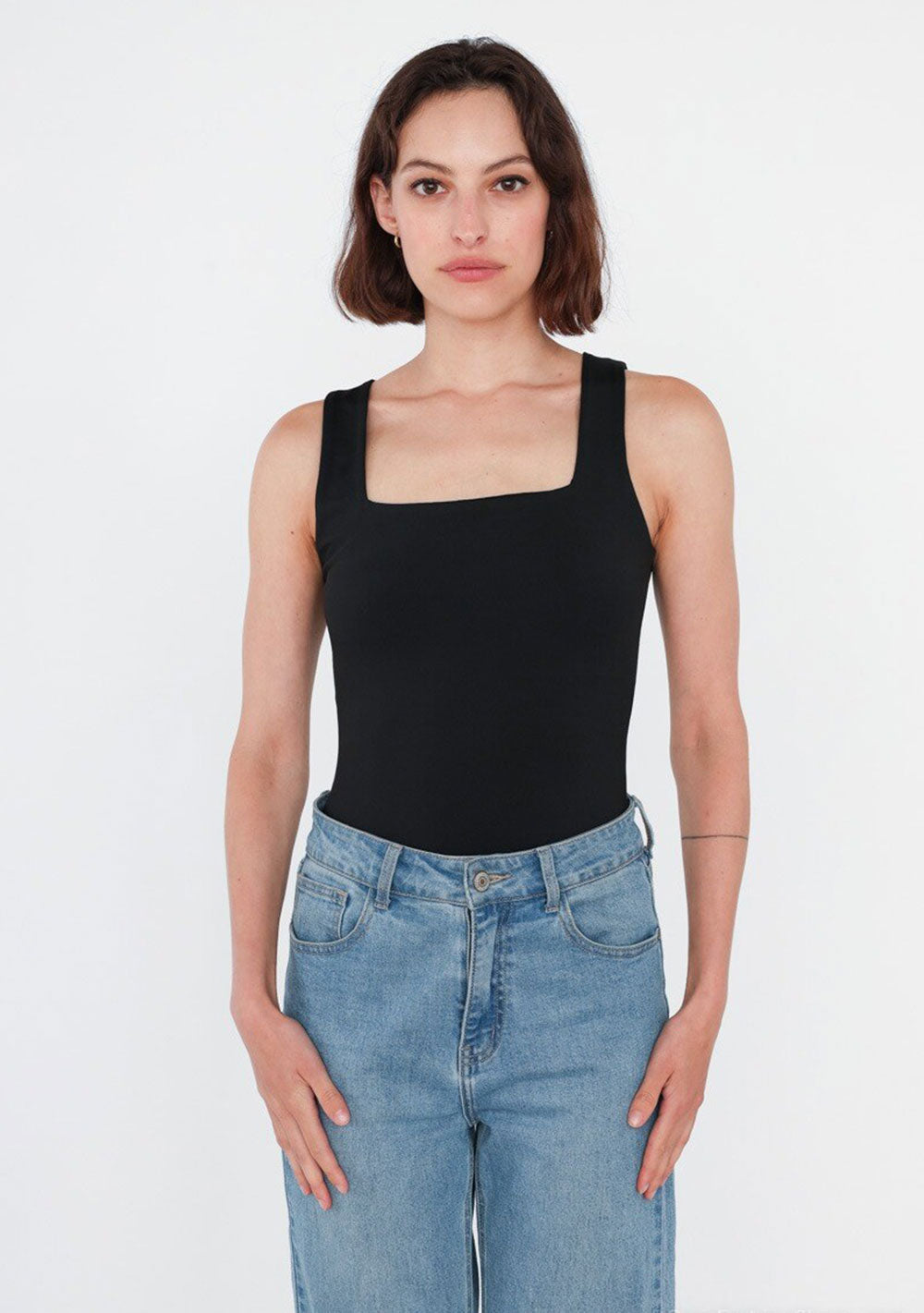 ♡ Top mit eckigem Ausschnitt