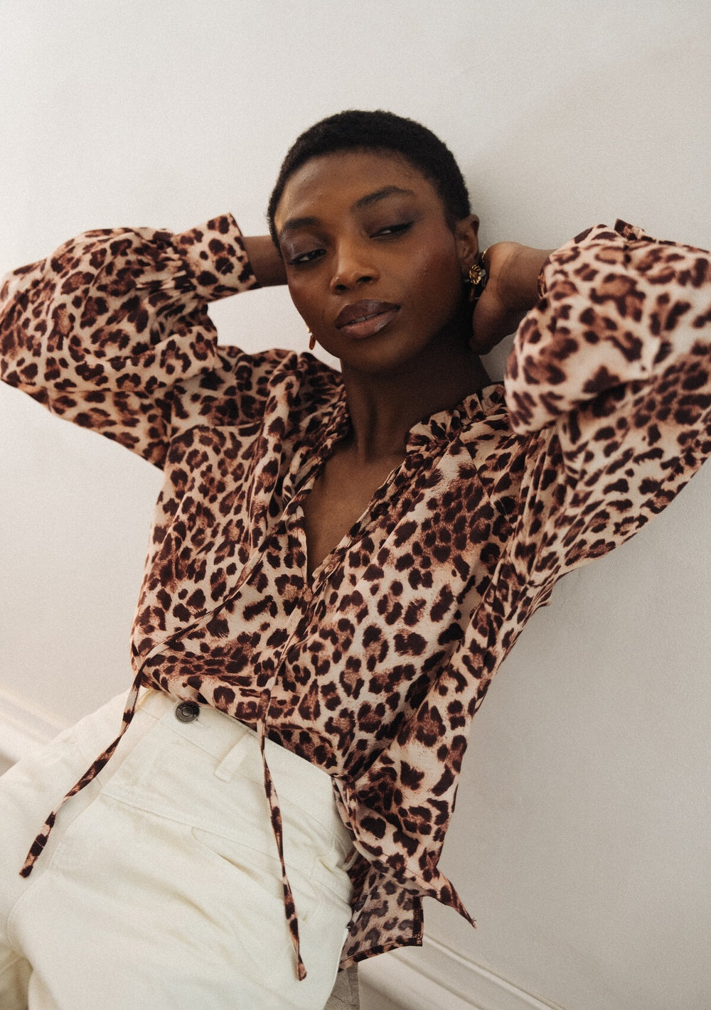 ♡ Bluse mit Leoprint