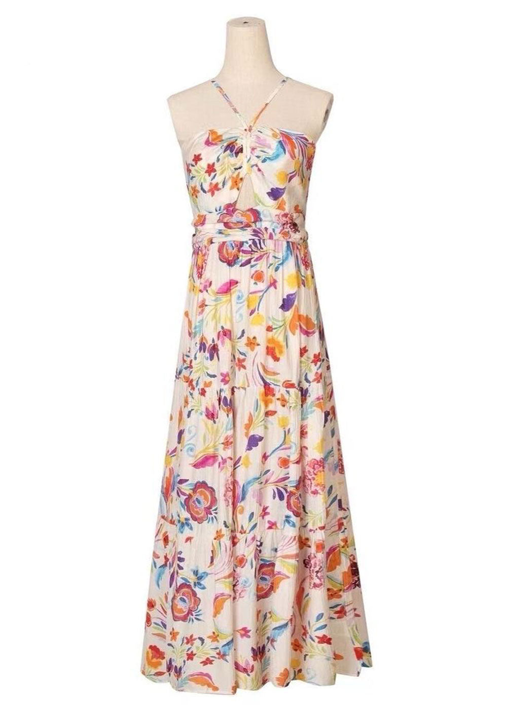 ♡ Viskose Maxikleid mit Blumenprint
