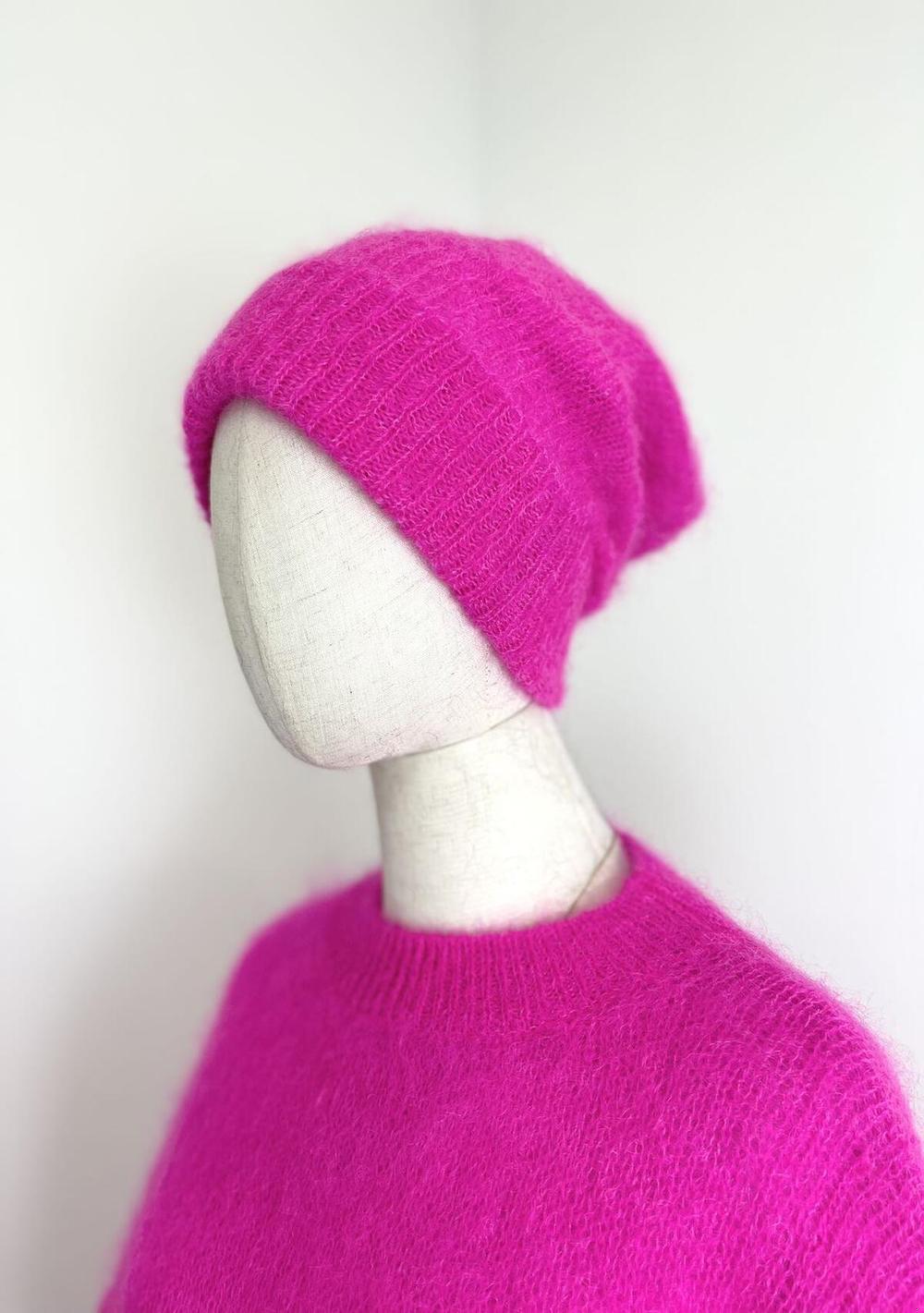 ♡ Flauschige Mütze aus Mohair