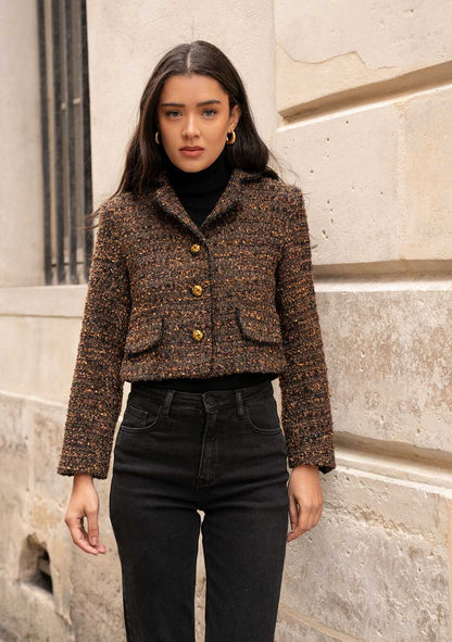 ♡ Kurzer Bouclé Blazer