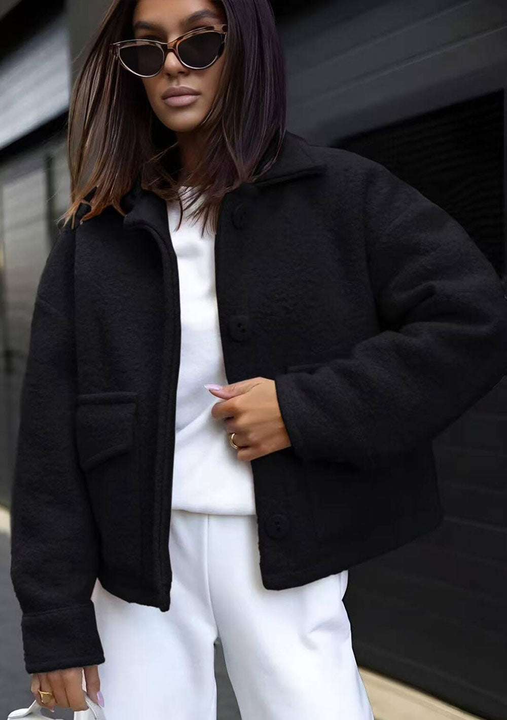 ♡ Jacke im Teddy-Look