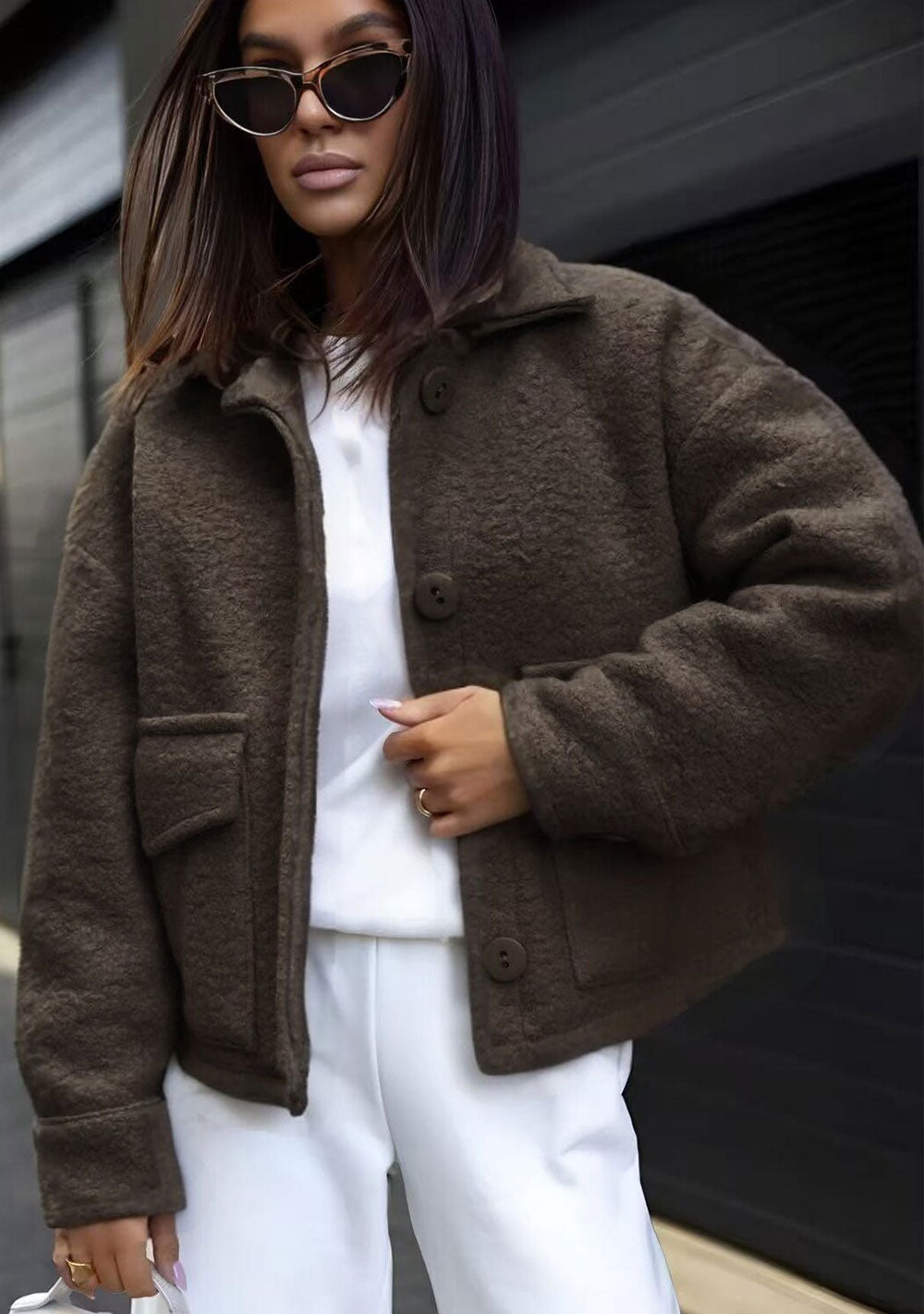 ♡ Jacke im Teddy-Look