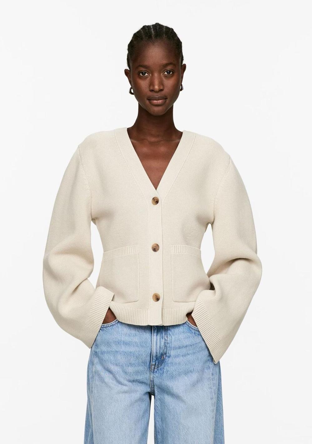 ♡  Cardigan mit weitem Arm