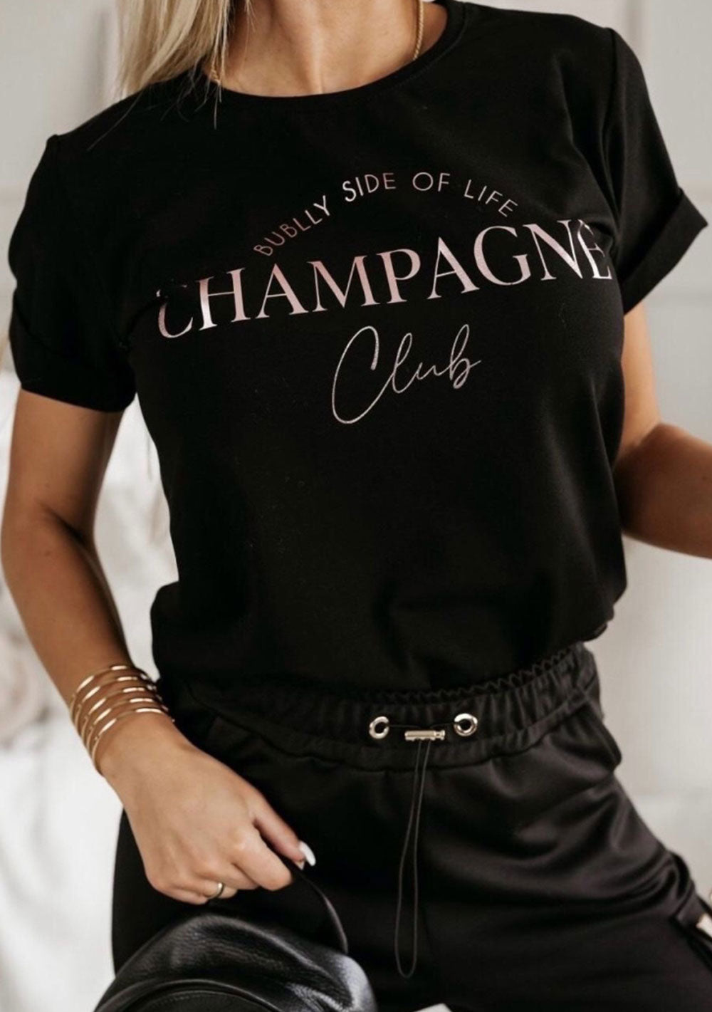 ♡ T-Shirt &quot;Champagne Club&quot;