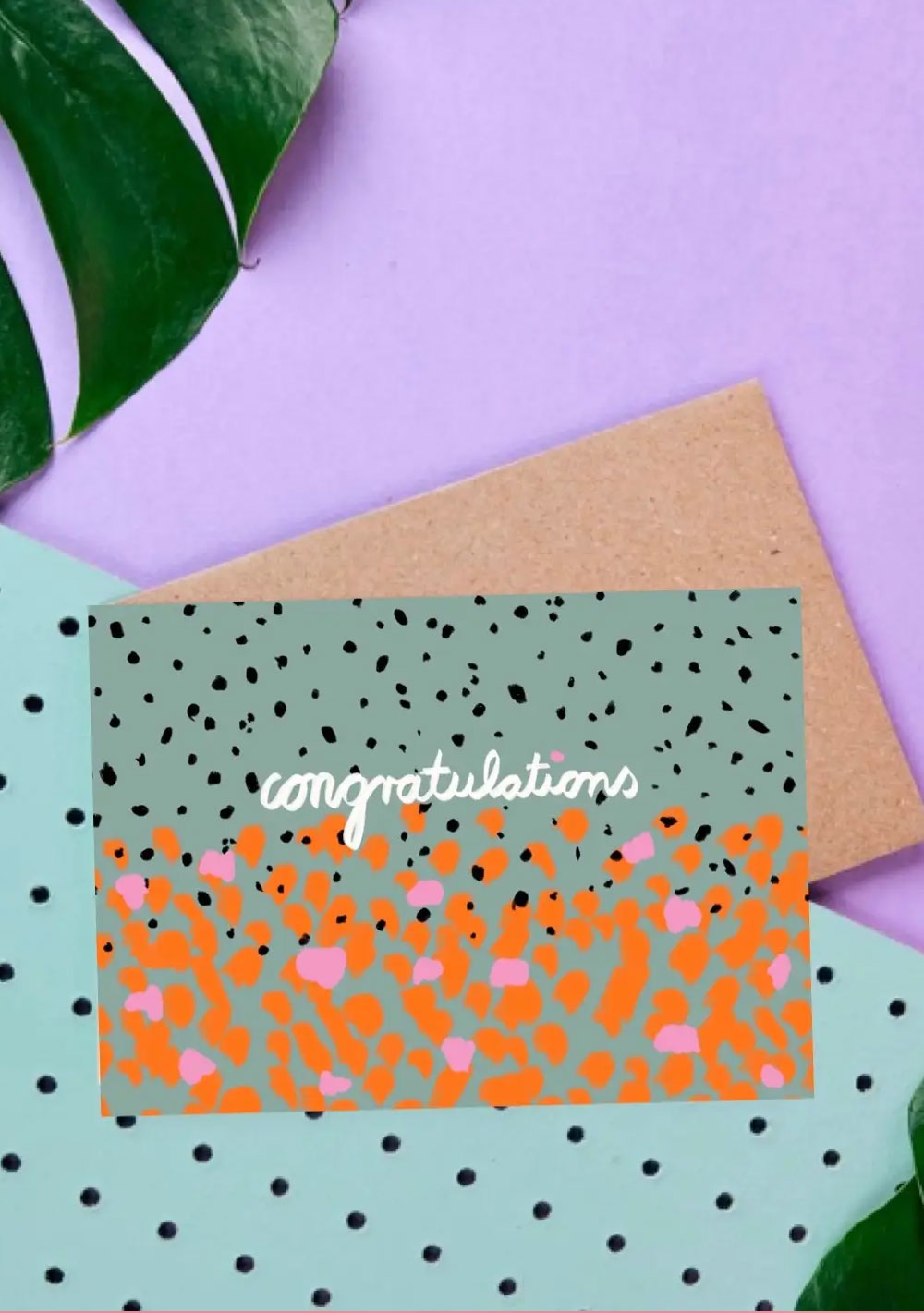 ♡ Postkarte "Congratulations"