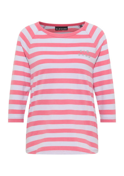 ♡ Streifenshirt, 3/4 Arm, Elbsand