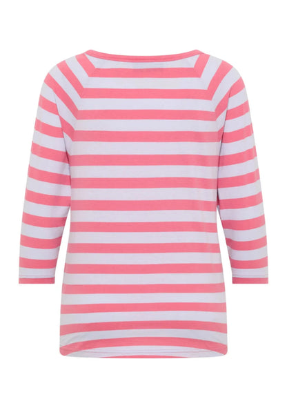 ♡ Streifenshirt, 3/4 Arm, Elbsand