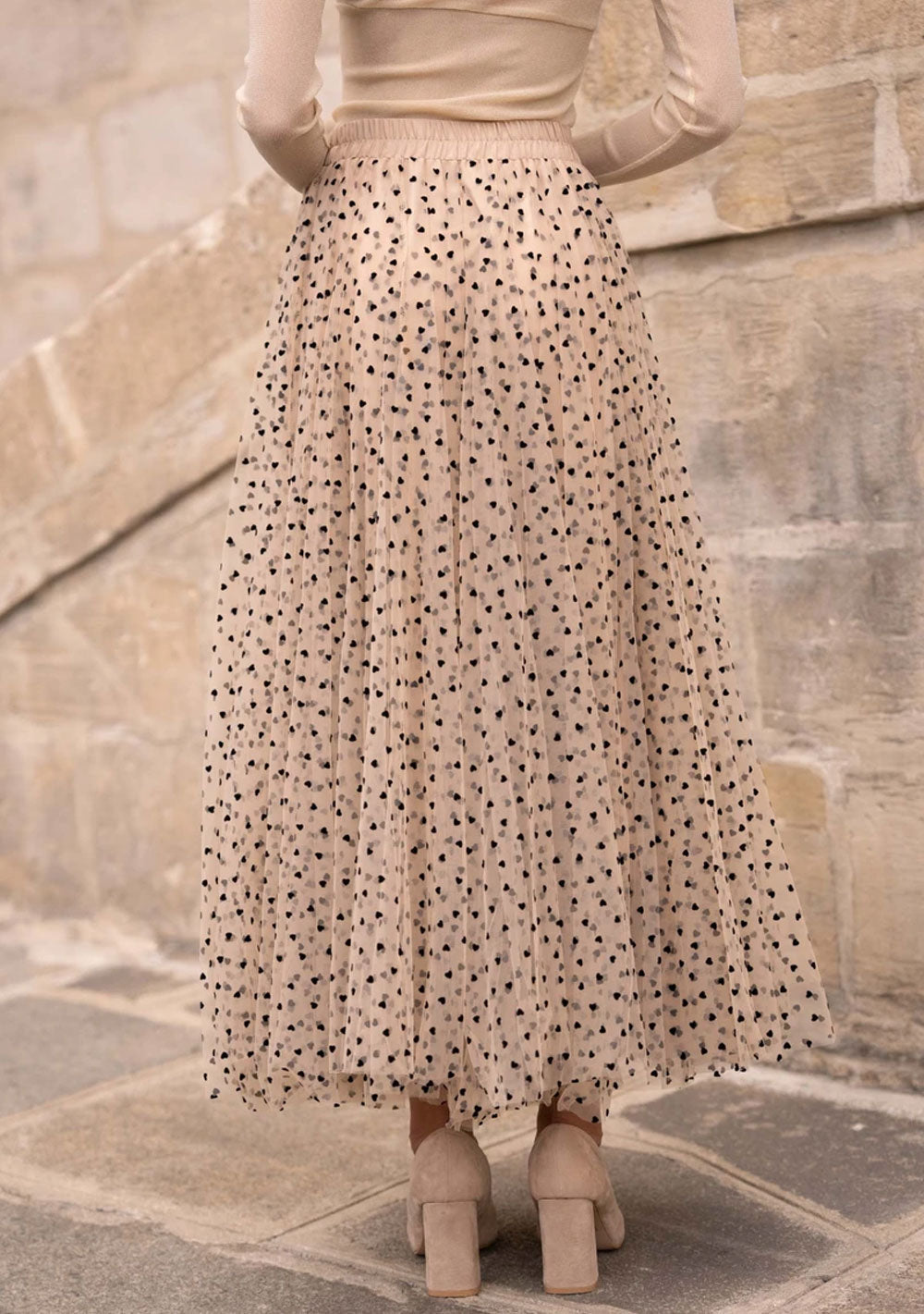 ♡ Tüllrock mit Herzen