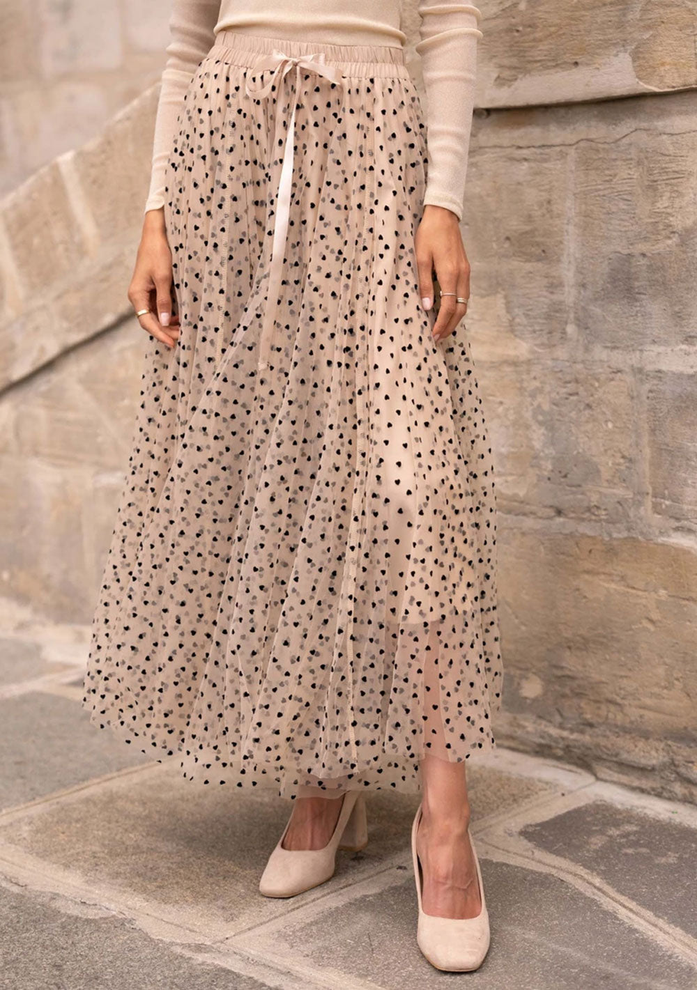 ♡ Tüllrock mit Herzen