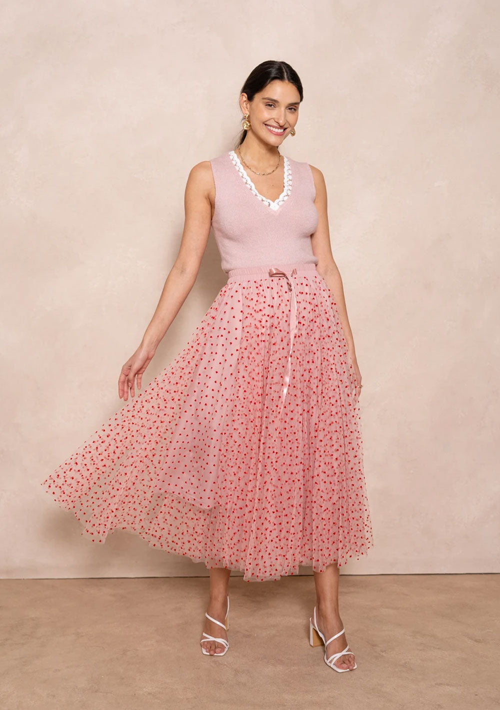 ♡ Tüllrock mit Herzen