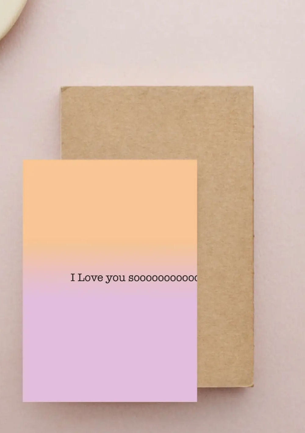 ♡ Postkarte &quot;I Love you sooooo&quot;